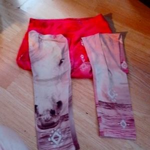 Justice pants unicorn size 12